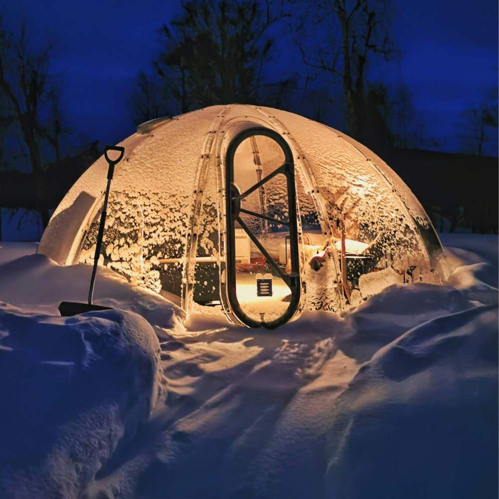 Geodesic Dome az új Hütte – A sípályák új kedvence